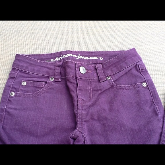 Girls Arizona eggplant jeans - Picture 3 of 6